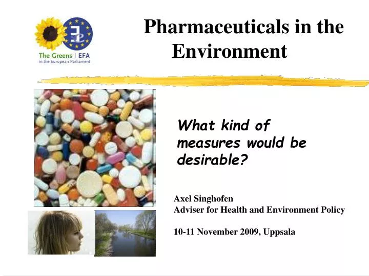 pharmaceuticals in the environment