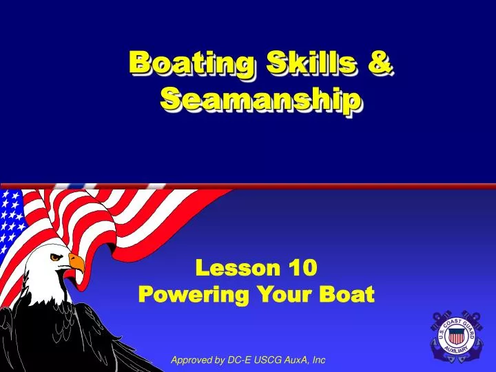 boating skills seamanship