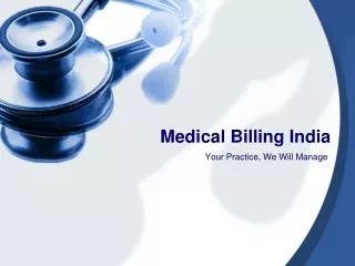 Medical Billing India