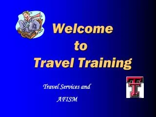 Welcome to Travel Training