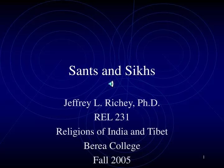 sants and sikhs