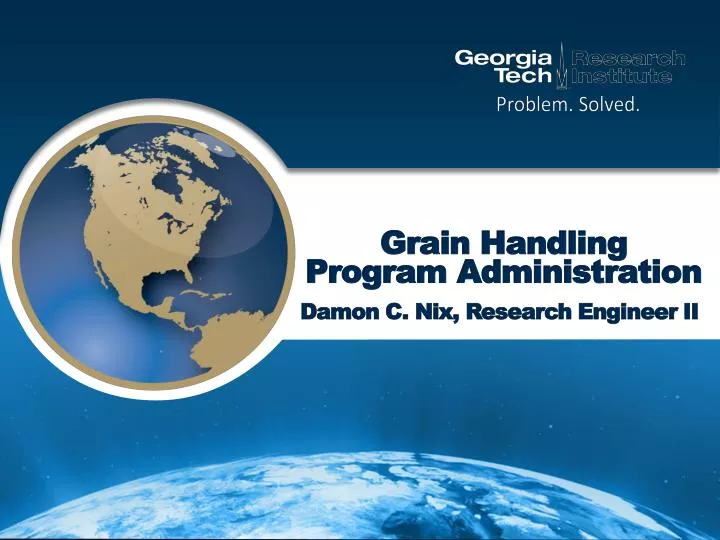 grain handling program administration