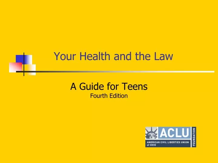 your health and the law
