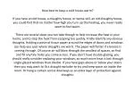 How best to keep a cold house warm?