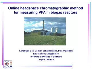 Online headspace chromatographic method for measuring VFA in biogas reactors