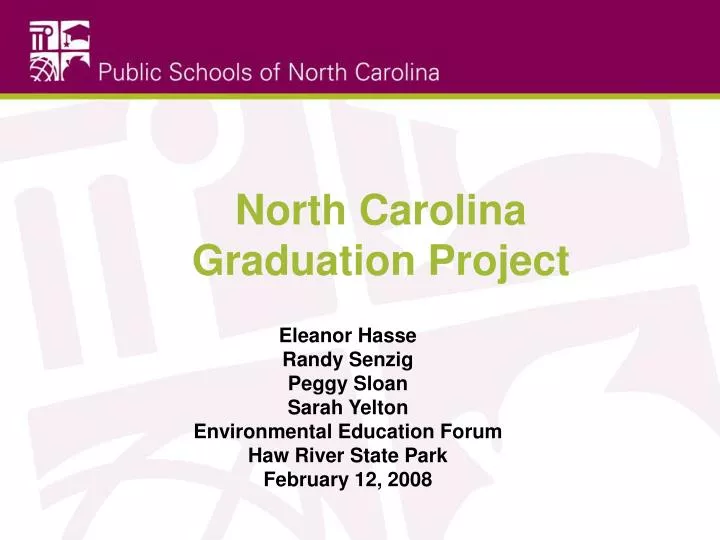 north carolina graduation project