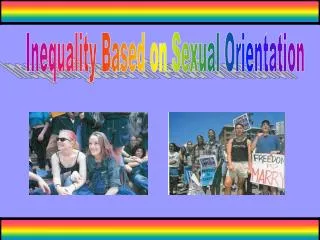 Inequality Based on Sexual Orientation