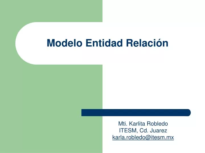 modelo entidad relaci n