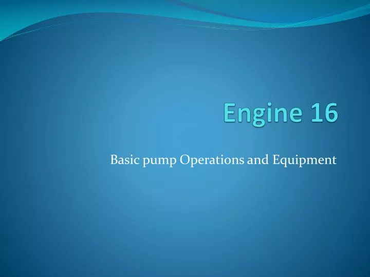 engine 16