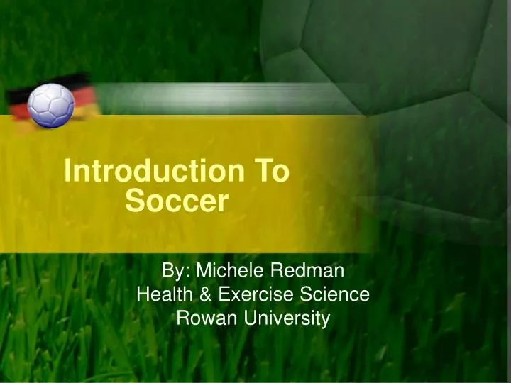 introduction to soccer