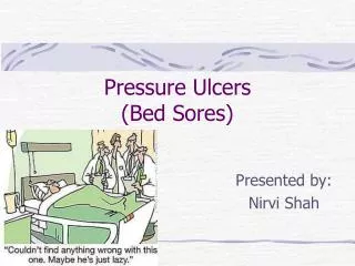 pressure ulcers bed sores