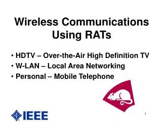 Wireless Communications Using RATs