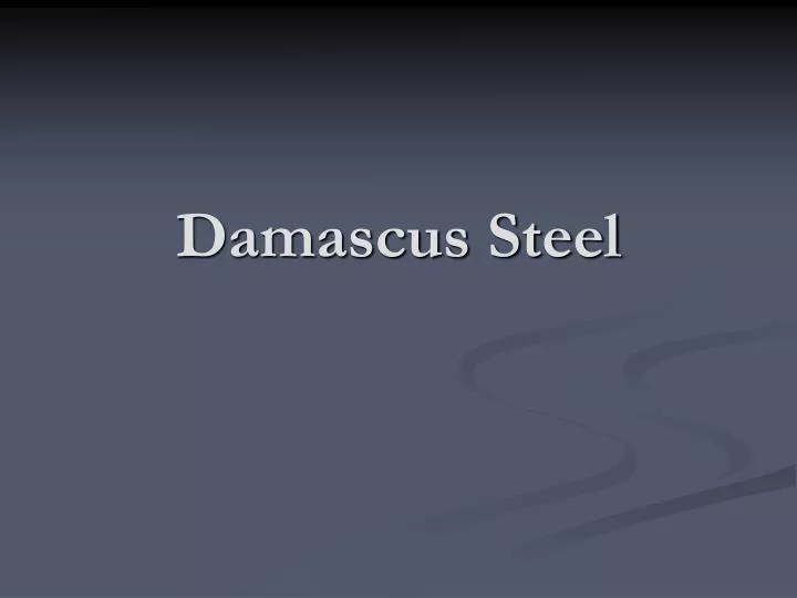damascus steel