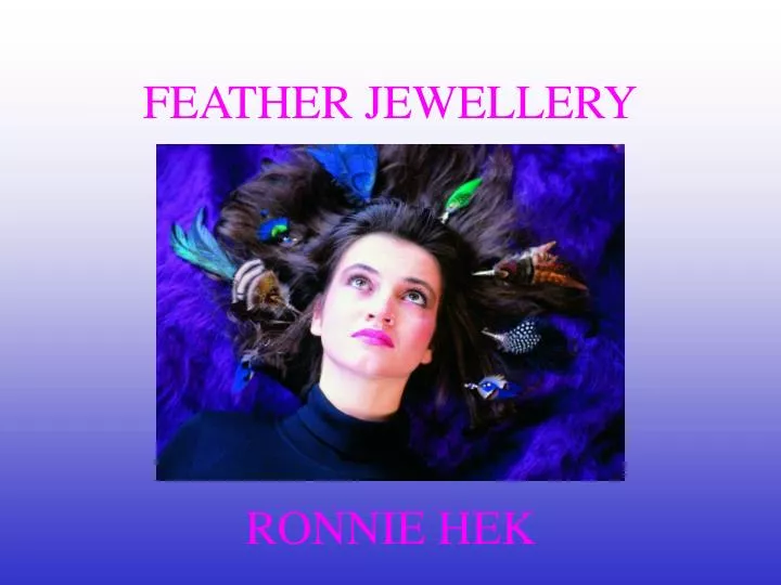 feather jewellery