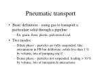 Pneumatic transport - slide 1