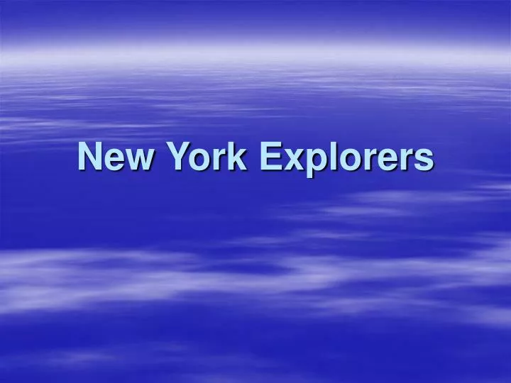 new york explorers