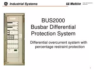 BUS2000 Busbar Differential Protection System