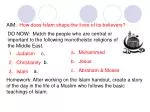 AIM: How does Islam shape the lives of its believers? - slide 1