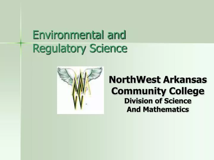 environmental and regulatory science