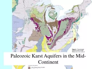 Paleozoic Karst Aquifers in the Mid-Continent