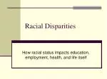 Racial Disparities - slide 1