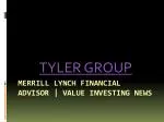 The Tyler Group - Merrill Lynch Financial Advisor | Adolf Cl - slide 1