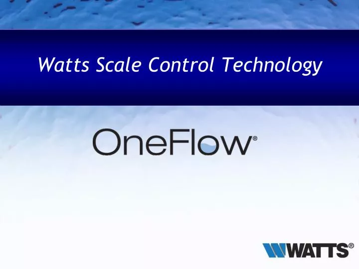 watts scale control technology