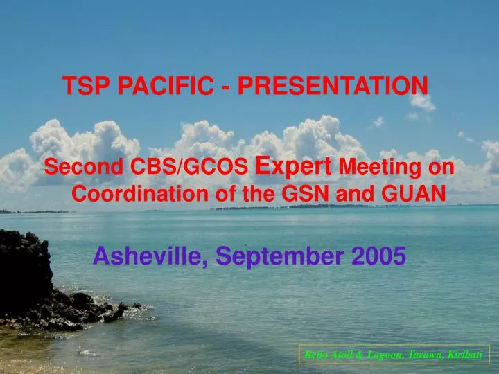 tsp pacific presentation