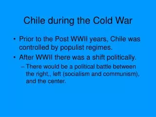 Chile during the Cold War