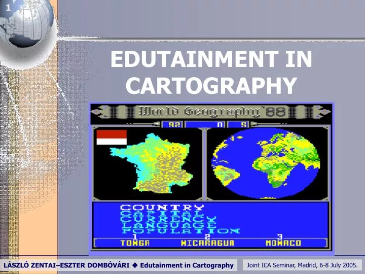 edutainment in cartography