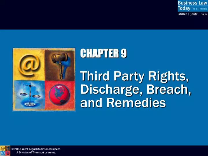 chapter 9 third party rights discharge breach and remedies
