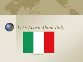 Let’s Learn About Italy