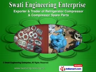 Refrigeration Compressor Spares &	 Used Compressors