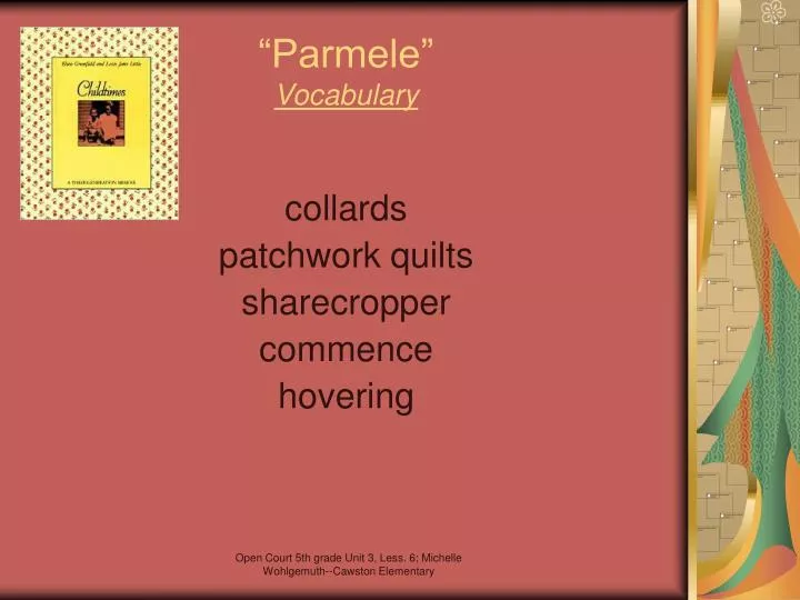 parmele vocabulary