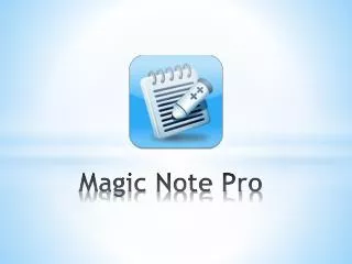 Magic Note Pro