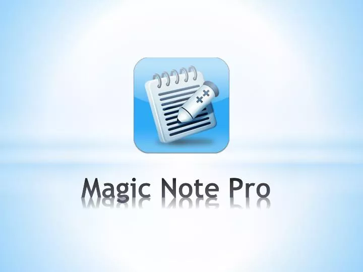 magic note pro