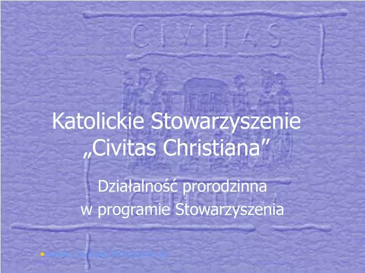 katolickie stowarzyszenie civitas christiana