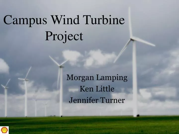 campus wind turbine project