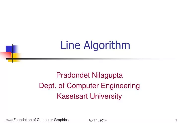 line algorithm