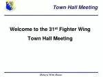 Town Hall Meeting - slide 1