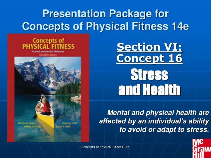 section vi concept 16 stress and health