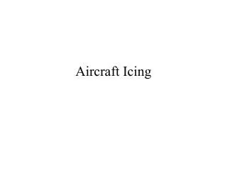 Aircraft Icing