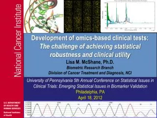 University of Pennsylvania 5th Annual Conference on Statistical Issues in Clinical Trials: Emerging Statistical Issues i