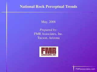 National Rock Perceptual Trends