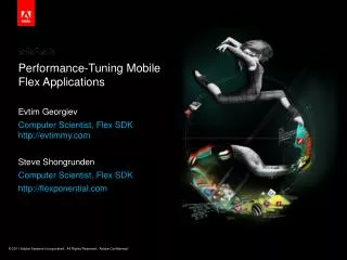 Performance-Tuning Mobile Flex Applications