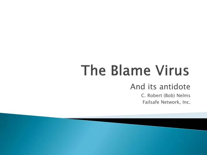 the blame virus