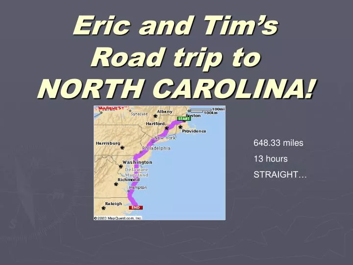 eric and tim s road trip to north carolina