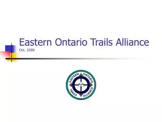 Eastern Ontario Trails Alliance Oct. 2006