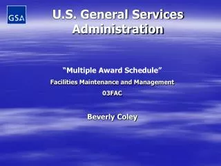 U.S. General Services Administration