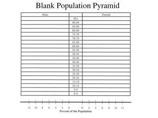 Blank Population Pyramid